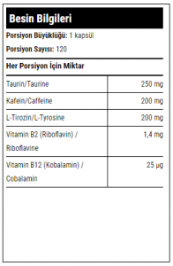 Hardline Caffeine 2T 120 Kapsul