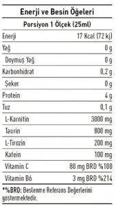 IRON-B L-Karnitin 3000 mg 20 Servis 500 ml