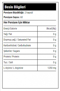 Hardline Arg 1250 120 Kapsül