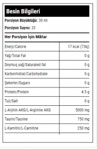 Hardline Arginine Liquid 1000 Ml