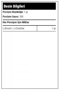 Hardline Citrulline 300 Gr - Aromasız