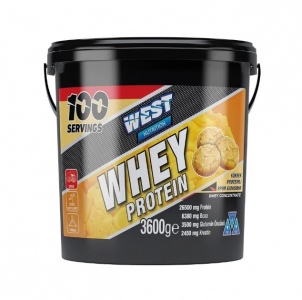 West Whey Protein Tozu 3600 gr 100 Servis
