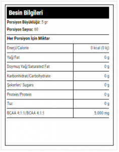 Hardline Bcaa 4:1:1 300 Gr -Aromasız
