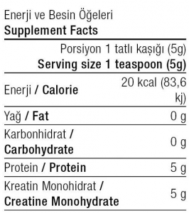 West Creatine Monohidrate 300 gr 60 Servis