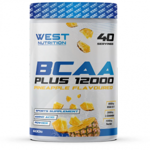 West Bcaa Plus 12000 Glutamin Taurin 600 gr (40 Servis)