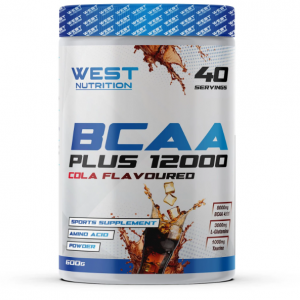 West Bcaa Plus 12000 Glutamin Taurin 600 gr (40 Servis)