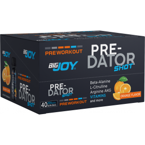 Bigjoy Predator Sıvı Pre-Workout 60mlx20 Shot- Portakal