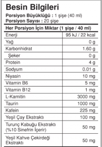 Bigjoy Thermonator L-Carnitine 40ml X 20 Ad. - Portakal