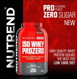 NUTREND ISO WHEY PROZERO 2250GR - Çikolata