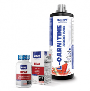 West L-Karnitin 1000 ml + Heat 120 Tablet Kombinasyonu