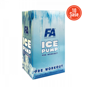 FA NUTRITION ICE PUMP PRE-WORKOUT Turunç&Şeftali Aromalı 10 Şase