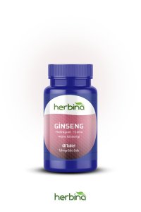 Herbina Ginseng (Korean Ginseng) Selenyum Çinko 60 Tb
