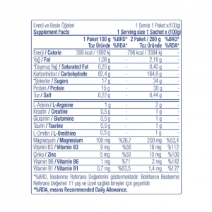 West Mass Gainer Karbonhidrat 1500 gr 15 Saşe Kurabiyeli