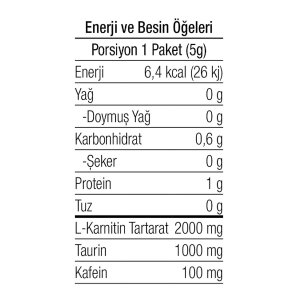 West L-Carnitine Powder Mix Limon Aromalı 30 Şase