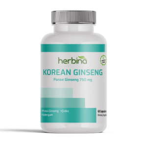 Herbina Ginseng (Korean Ginseng) Selenyum Çinko 60 Tb