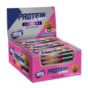 Muscle Station Supreme Crunchy Protein Bar 35 Gr 12 Adet