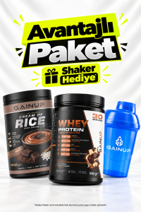 Gainup Whey 30 Servis + Cream Of Rice Shaker Hediyeli - Çikolata Aromalı